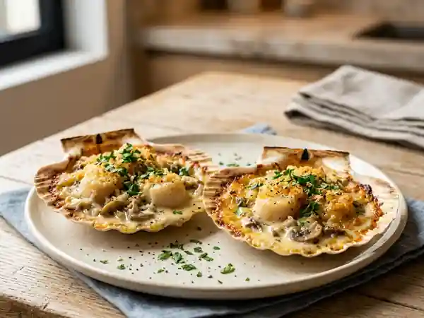 Coquilles à la Bourgeoise Fondantes et Croustillantes - Photo de présentation