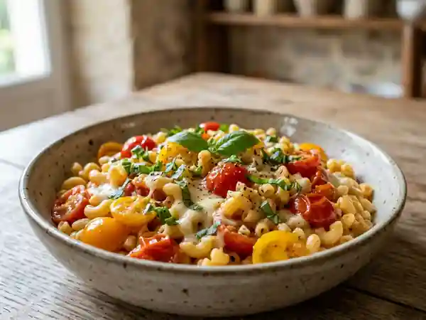 Coquillettes Fondantes Tomate & Mozzarella - Photo de présentation