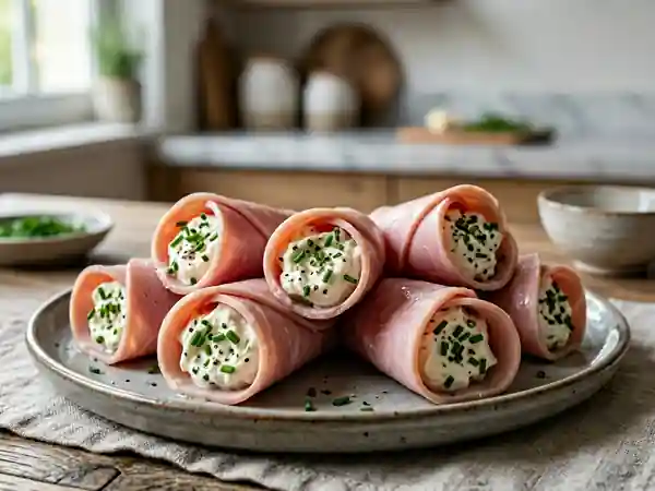Cornets de jambon gourmands pour apéritif - Photo de présentation
