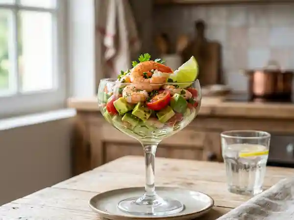 Coupe Avocat Crevette et Citron Vert - Photo de présentation