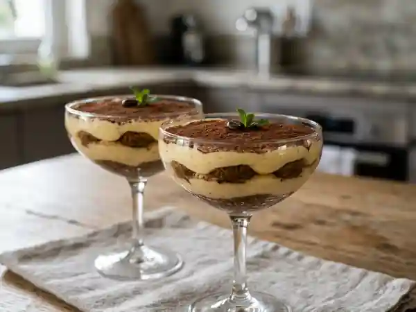 Coupes Tiramisu Express : Dessert Italien Facile et Rapide - Photo de présentation
