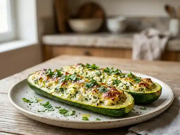 Barquettes de courgettes à la brousse onctueuse - Photo de présentation