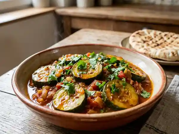 Courgettes fondantes aux épices marocaines - Photo de présentation
