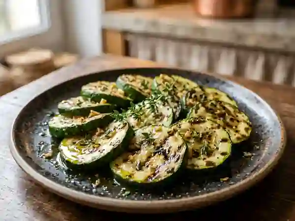 Courgettes Grillées à l'Ail et au Thym - Photo de présentation