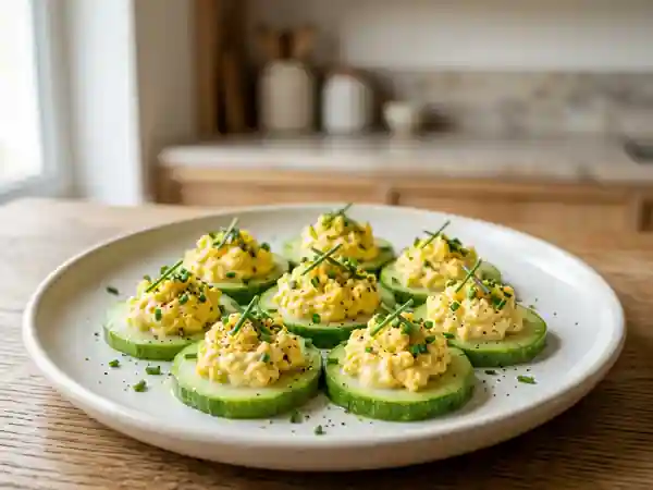 Courgettes Mimosa : Recette Fraîche et Savoureuse pour une Entrée Légère - Photo de présentation