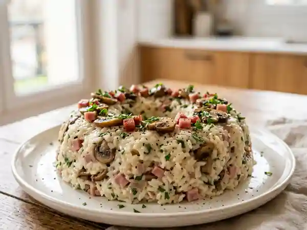 Couronne de riz crémeuse à la bordelaise - Photo de présentation