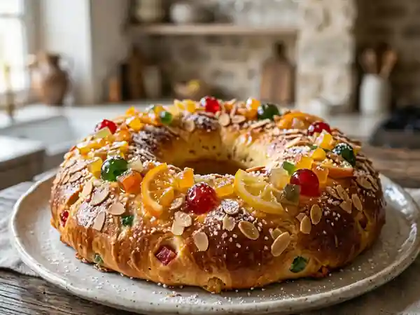 Couronne des Rois Moelleuse aux Fruits Confits - Photo de présentation