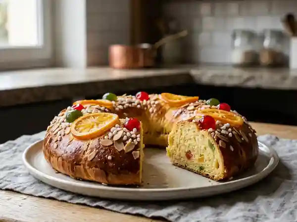 Brioche des Rois Parfumée à la Fleur d'Oranger - Photo de présentation