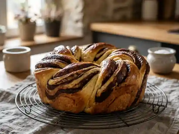 Couronne Moelleuse Vanille-Chocolat - Photo de présentation