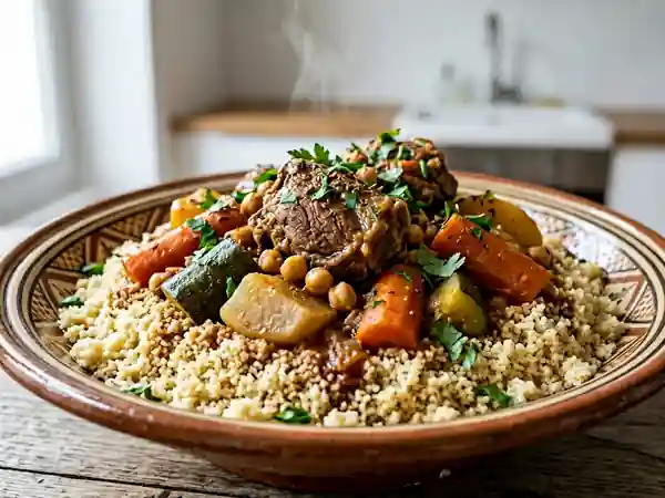 Couscous Kabyle Fondant à l'Agneau - Photo de présentation