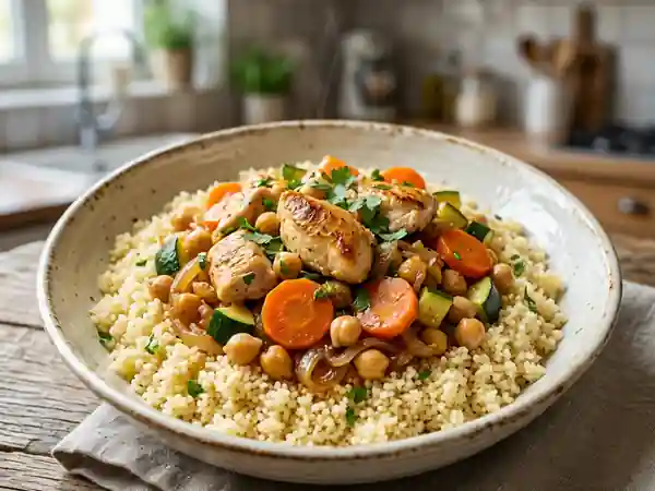 Couscous Poulet & Légumes Fondants - Photo de présentation