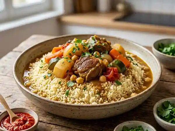 Couscous à l'Agneau Fondant et Épices Douces - Photo de présentation