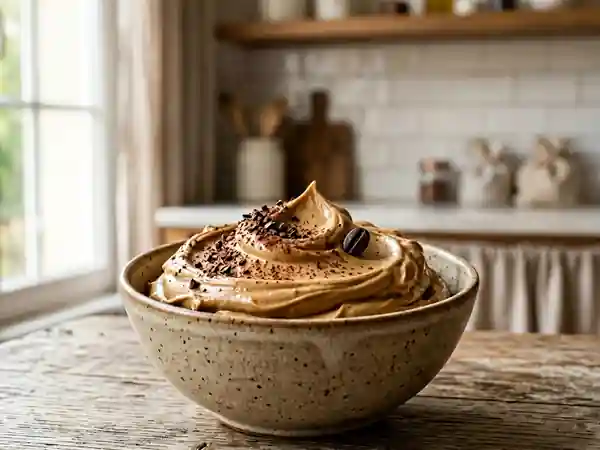 Crème au beurre au café soyeuse et intense - Photo de présentation