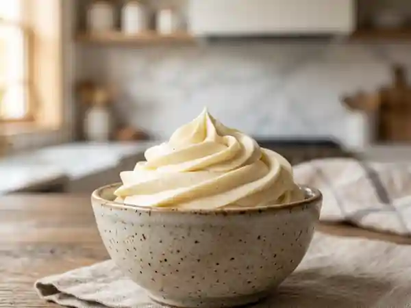 Crème au beurre vanillée, soyeuse et légère - Photo de présentation