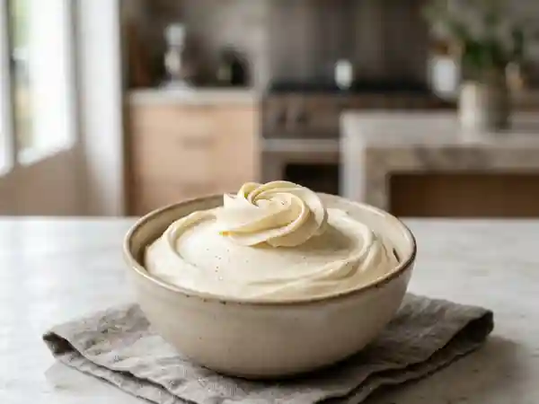 Crème au beurre vanillée onctueuse et facile - Photo de présentation