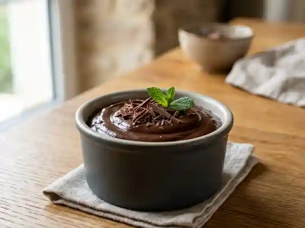 Crème chocolat fondante et soyeuse - Photo de présentation