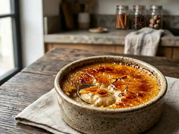 Crème brûlée fondante au pain d'épice - Photo de présentation