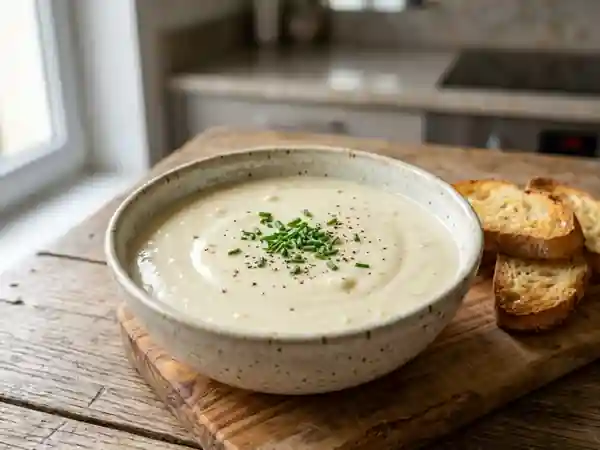 Crème d'ail onctueuse et savoureuse - Photo de présentation