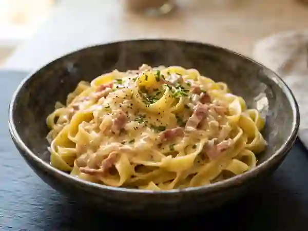 Crème Fondante au Jambon Cru et Échalotes - Photo de présentation