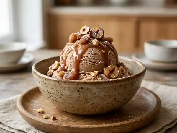 Crème glacée onctueuse aux marrons : recette facile et gourmande - Photo de présentation