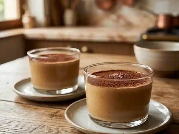Crème onctueuse au cappuccino : recette facile et gourmande - Photo de présentation