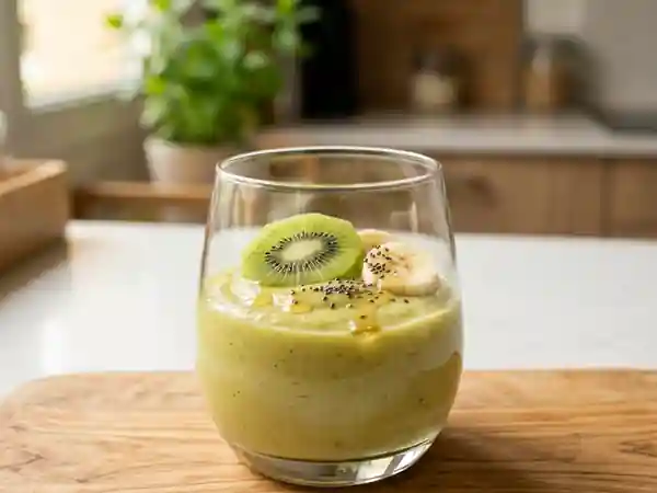Onctueux de kiwi et banane au miel - Photo de présentation
