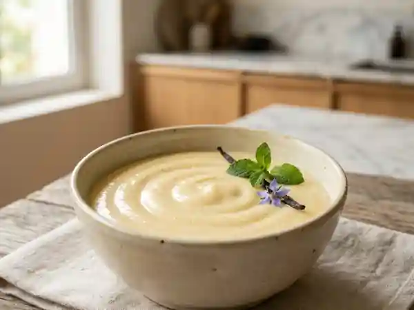 Crème pâtissière légère et onctueuse à la vanille - Photo de présentation