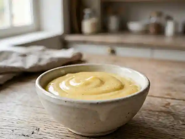 Crème pâtissière veloutée et vanillée - Photo de présentation