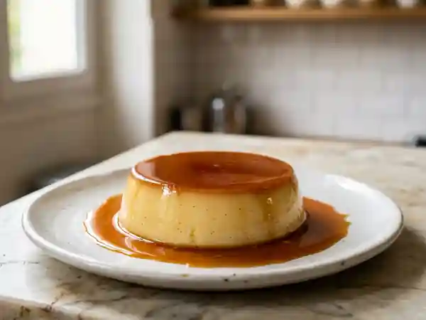 Crème renversée au caramel maison : dessert classique et gourmand - Photo de présentation