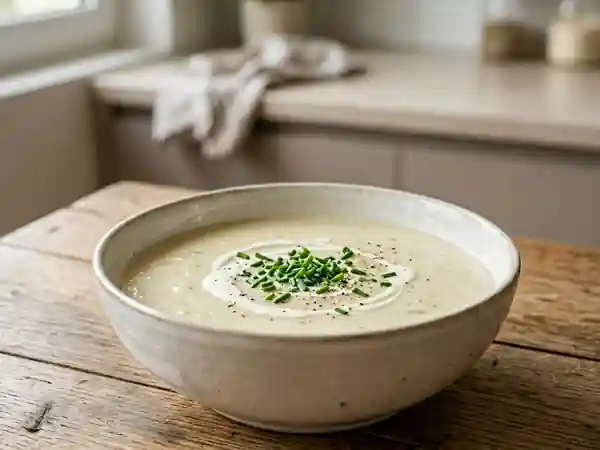 Crème Vichyssoise onctueuse et facile à préparer - Photo de présentation