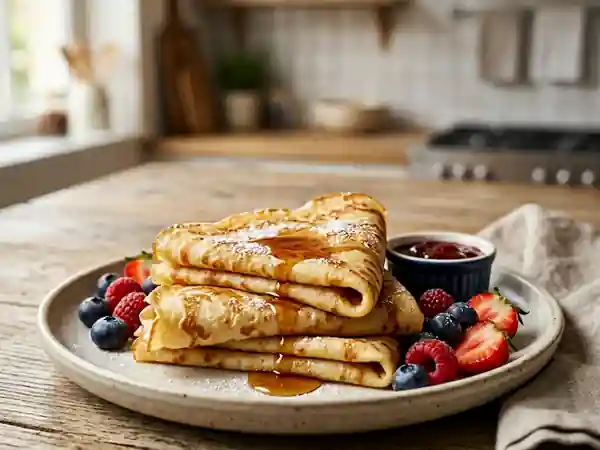Crêpes Express Faciles et Rapides pour 1 Personne - Photo de présentation