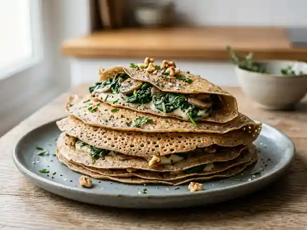 Crêpes Florence au sarrasin et amande - Photo de présentation