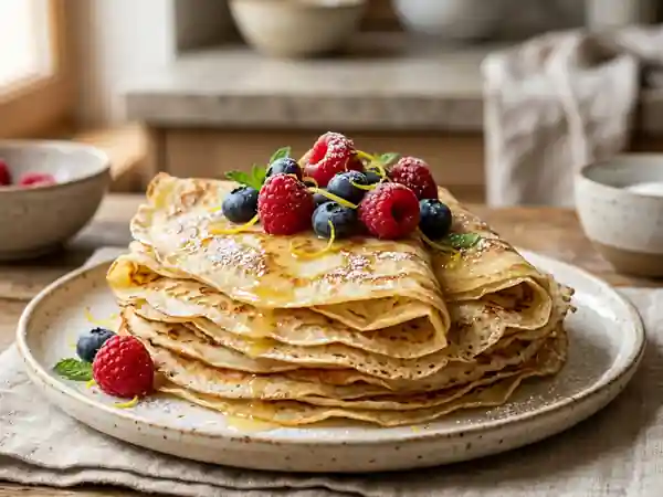 Crêpes Moelleuses à la Vanille de Gervaise - Photo de présentation