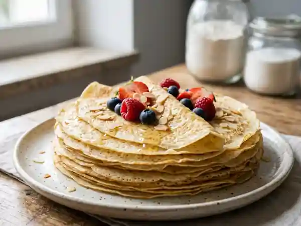 Crêpes dentelle aériennes - Photo de présentation