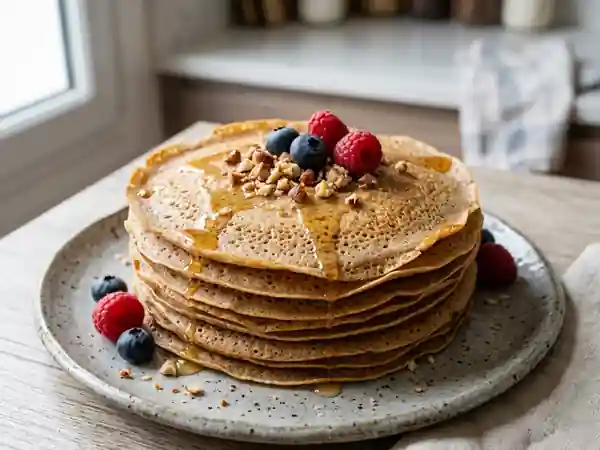 Crêpes Moelleuses à la Farine de Châtaigne - Photo de présentation