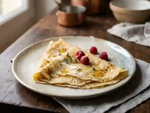 Crêpes Moelleuses à l'Huile d'Olive - Photo de présentation
