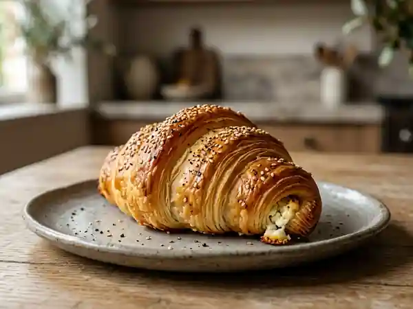 Croissants croustillants à la feta et sésame - Photo de présentation
