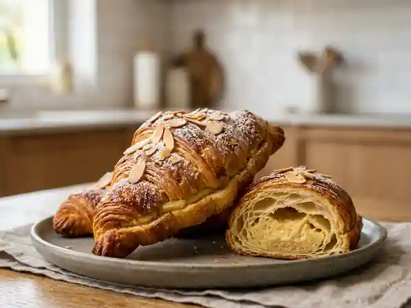 Croissants Croustillants Cœur Frangipane - Photo de présentation