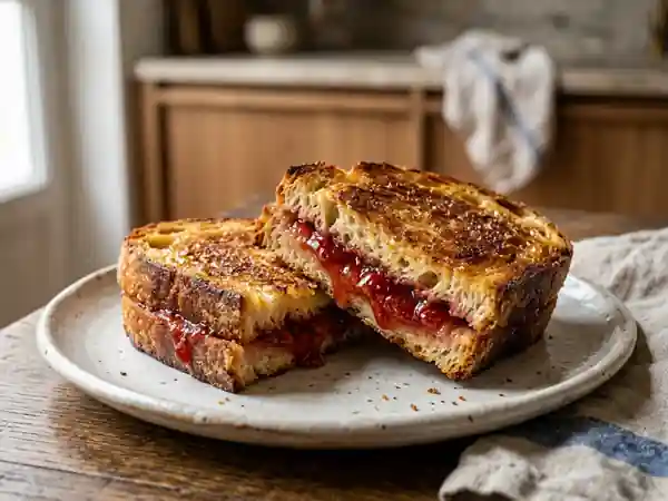 Croquante gourmande à la confiture maison - Photo de présentation