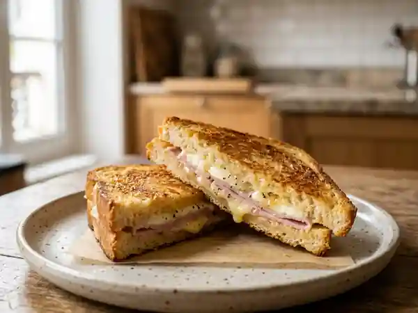 Croque chèvre-miel fondant et croustillant - Photo de présentation
