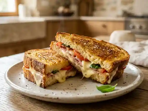 Croque au Parme et Mozzarella Fondante - Photo de présentation