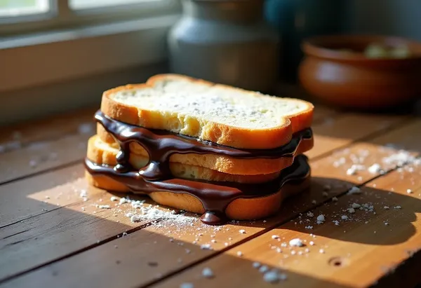 Croque Choco Gourmand : Sandwich Fondant au Chocolat