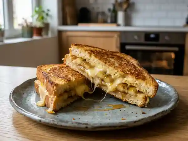 Croque Banane-Raclette Croustillant et Fondant - Photo de présentation