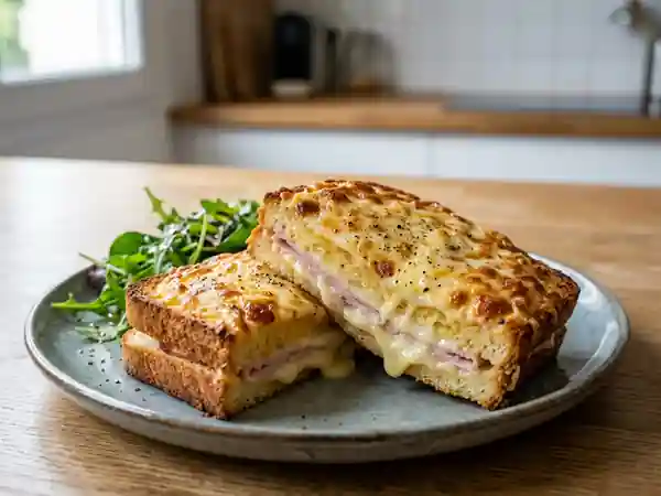 Croque-monsieur fondant à la béchamel - Photo de présentation