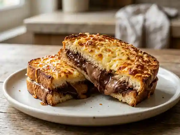 Croque-Monsieur Crousti-Fondant aux Chocolats - Photo de présentation
