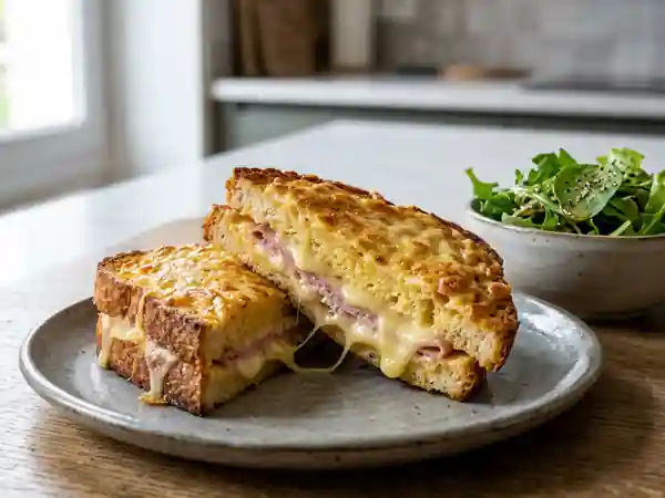 Croque-monsieur perdu : recette gourmande et facile pour un encas réconfortant - Photo de présentation