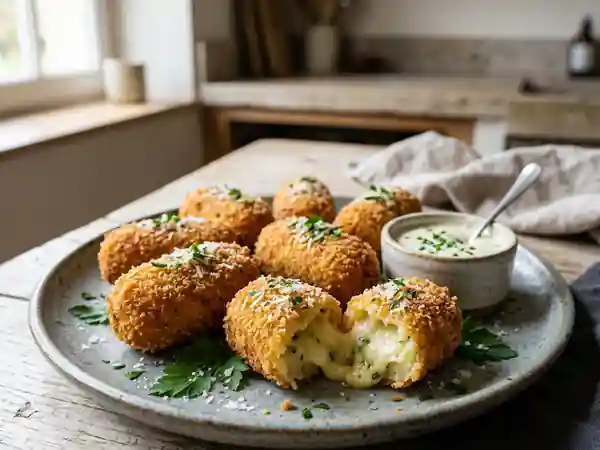 Croquettes au Parmesan : Fondantes et Croustillantes - Photo de présentation