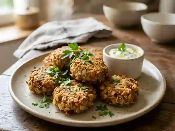 Croquettes d'avoine au fromage - Photo de présentation