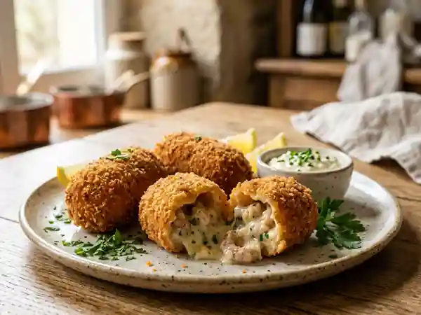 Croquettes aux crevettes grises ultra-fondantes - Photo de présentation