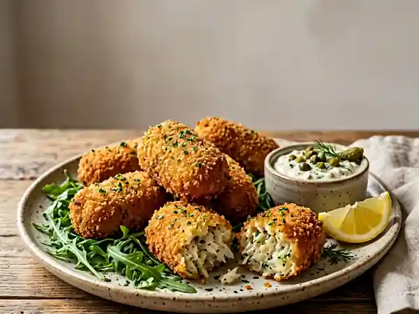 Croquettes de haddock croustillantes - Photo de présentation